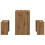 VidaXL (oak) vidaXL Dining Table and Bench Set 3 Piece Dinner Table Set Engineered Wood 5