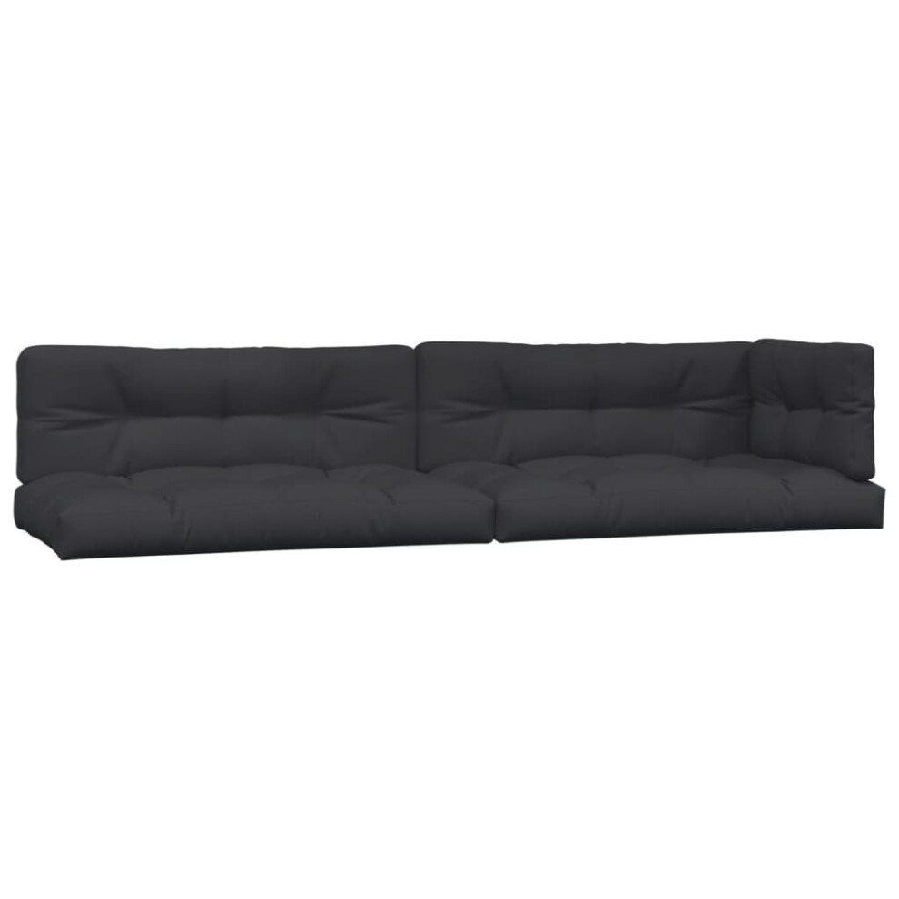 (black) vidaXL Pallet Cushions Sofa Cushion Seat Pad Chair Cushion Fabric