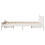 VidaXL (white, 150 x 200 cm) vidaXL Bed Frame without Mattress Bed Base Bedstead Solid Wood Pine 5