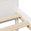 VidaXL (white, 150 x 200 cm) vidaXL Bed Frame without Mattress Bed Base Bedstead Solid Wood Pine 7