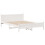 VidaXL (white, 150 x 200 cm) vidaXL Bed Frame without Mattress Bed Base Bedstead Solid Wood Pine 3