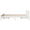 VidaXL (white, 135 x 190 cm) vidaXL Bed Frame without Mattress Bed Base Bedstead Solid Wood Pine 5