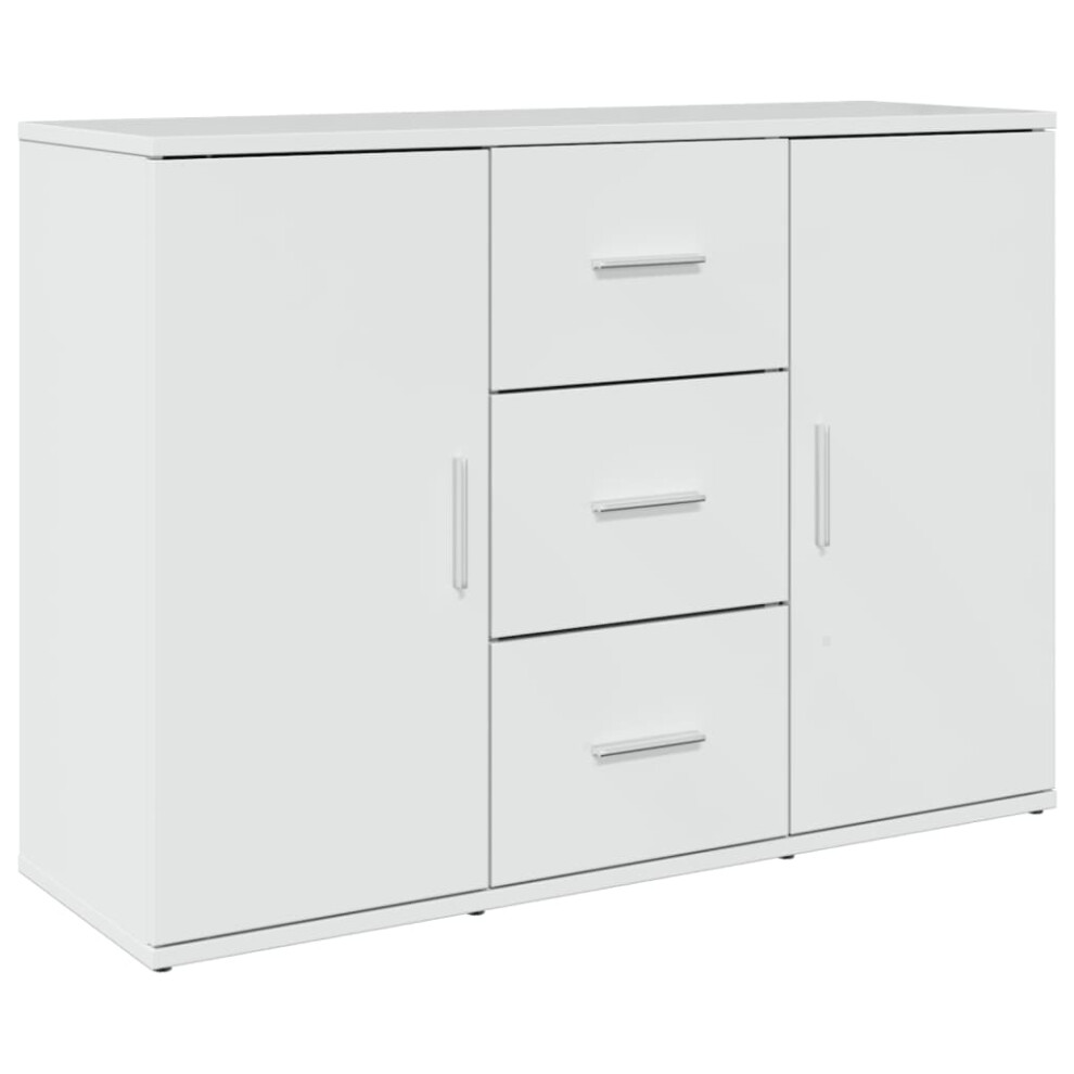 (high gloss white) vidaXL Sideboard Storage Cupboard Cabinet Highboard Engineered Wood