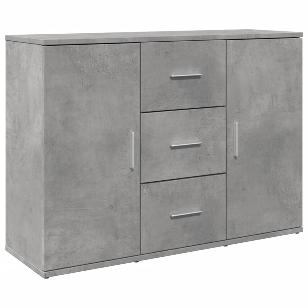 (concrete grey) vidaXL Sideboard Storage Cupboard Cabinet Highboard Engineered Wood