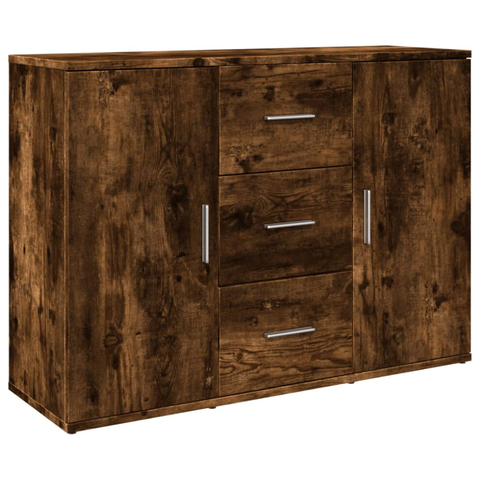 (smoked oak) vidaXL Sideboard Storage Cupboard Cabinet Highboard Engineered Wood