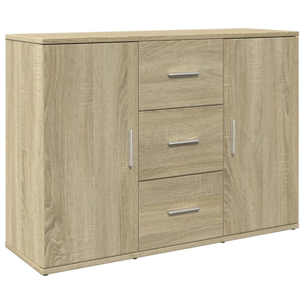 (sonoma oak) vidaXL Sideboard Storage Cupboard Cabinet Highboard Engineered Wood