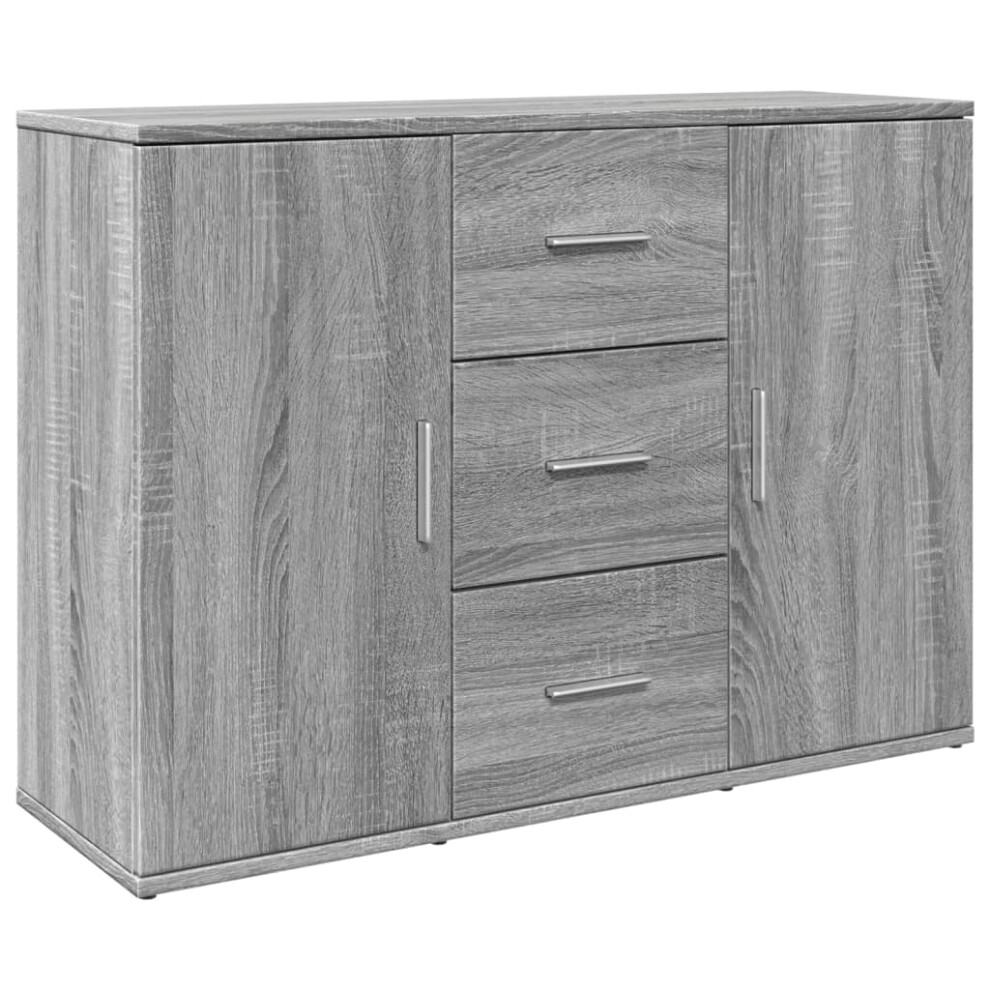 (grey sonoma) vidaXL Sideboard Storage Cupboard Cabinet Highboard Engineered Wood