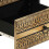 VidaXL (1 pcs) vidaXL Bed Cabinets Nightstand Bed Table Solid Rough Wood 7