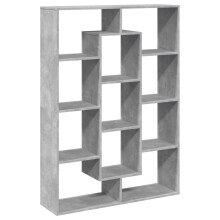 (concrete grey, 102 x 29 x 143 cm) vidaXL Book Cabinet Bookcase Storage Shelf Bookshelf Book Rack Engineered Wood