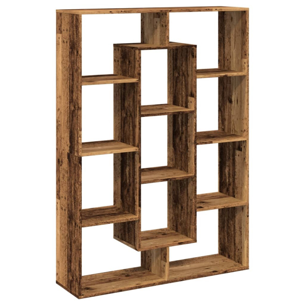 (old wood, 102 x 29 x 143 cm) vidaXL Book Cabinet Bookcase Storage Shelf Bookshelf Book Rack Engineered Wood