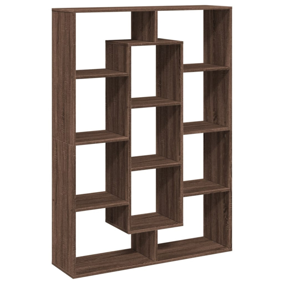 (brown oak, 102 x 29 x 143 cm) vidaXL Book Cabinet Bookcase Storage Shelf Bookshelf Book Rack Engineered Wood