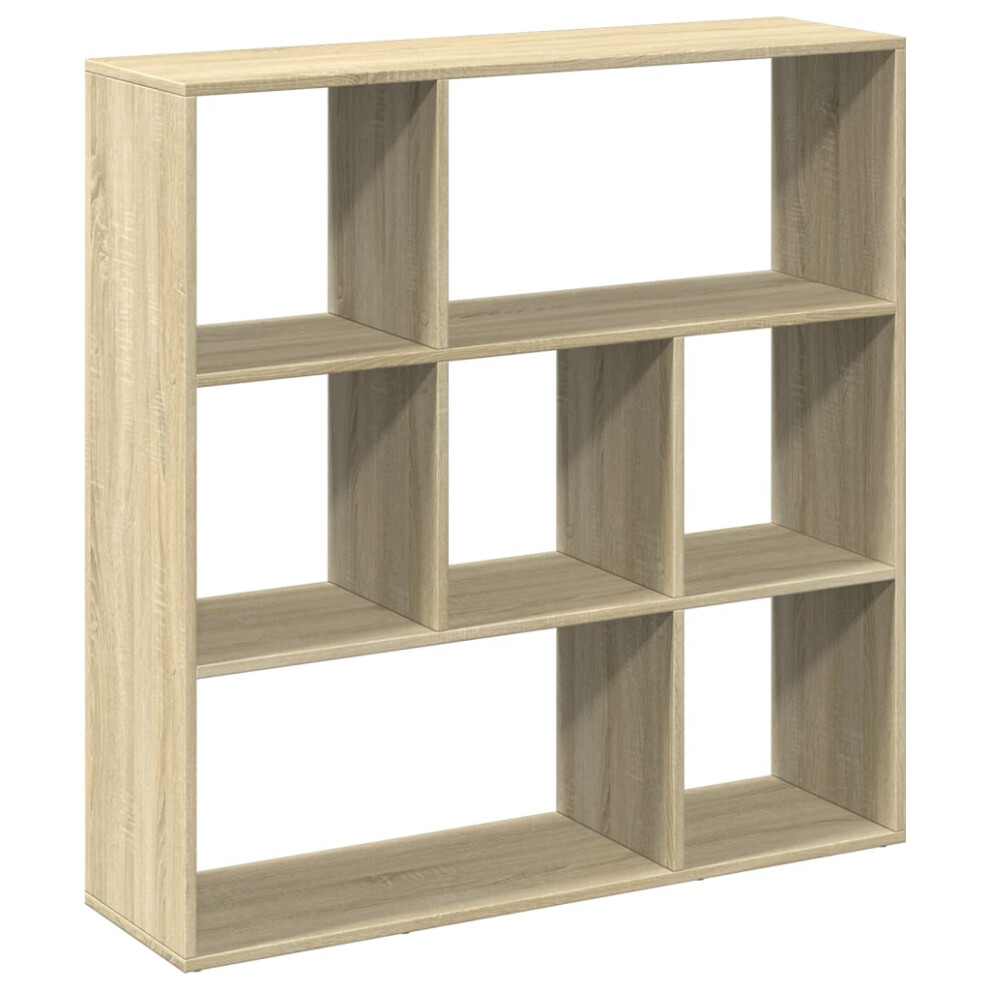 Vidaxl (Sonoma Oak, 102 X 29 X 103.5 Cm) Book Cabinet Bookcase Storage Shelf Bookshelf Book Rack Engineered Wood