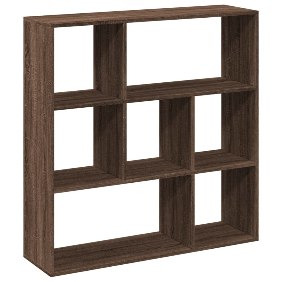 (brown oak, 102 x 29 x 103.5 cm) vidaXL Book Cabinet Bookcase Storage Shelf Bookshelf Book Rack Engineered Wood