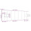 VidaXL vidaXL Bed Headboard with Cabinets Concrete Grey Engineered Wood Bed Header 9