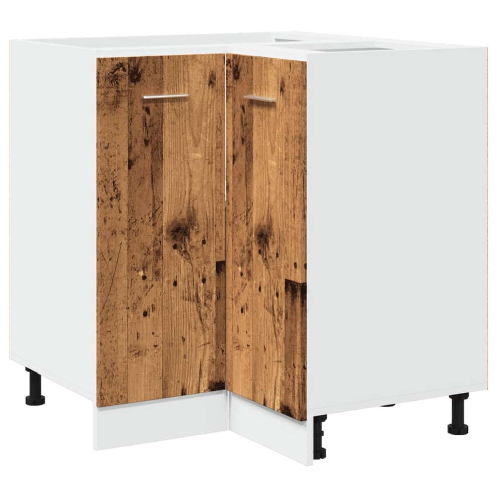 New Vidaxl Kitchen Cabinet Freestanding Storage Cupboard Old Wood Engineered Wood