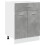 VidaXL vidaXL Drawer Bottom Cabinet Kitchen Cabinet Concrete Grey Engineered Wood 2