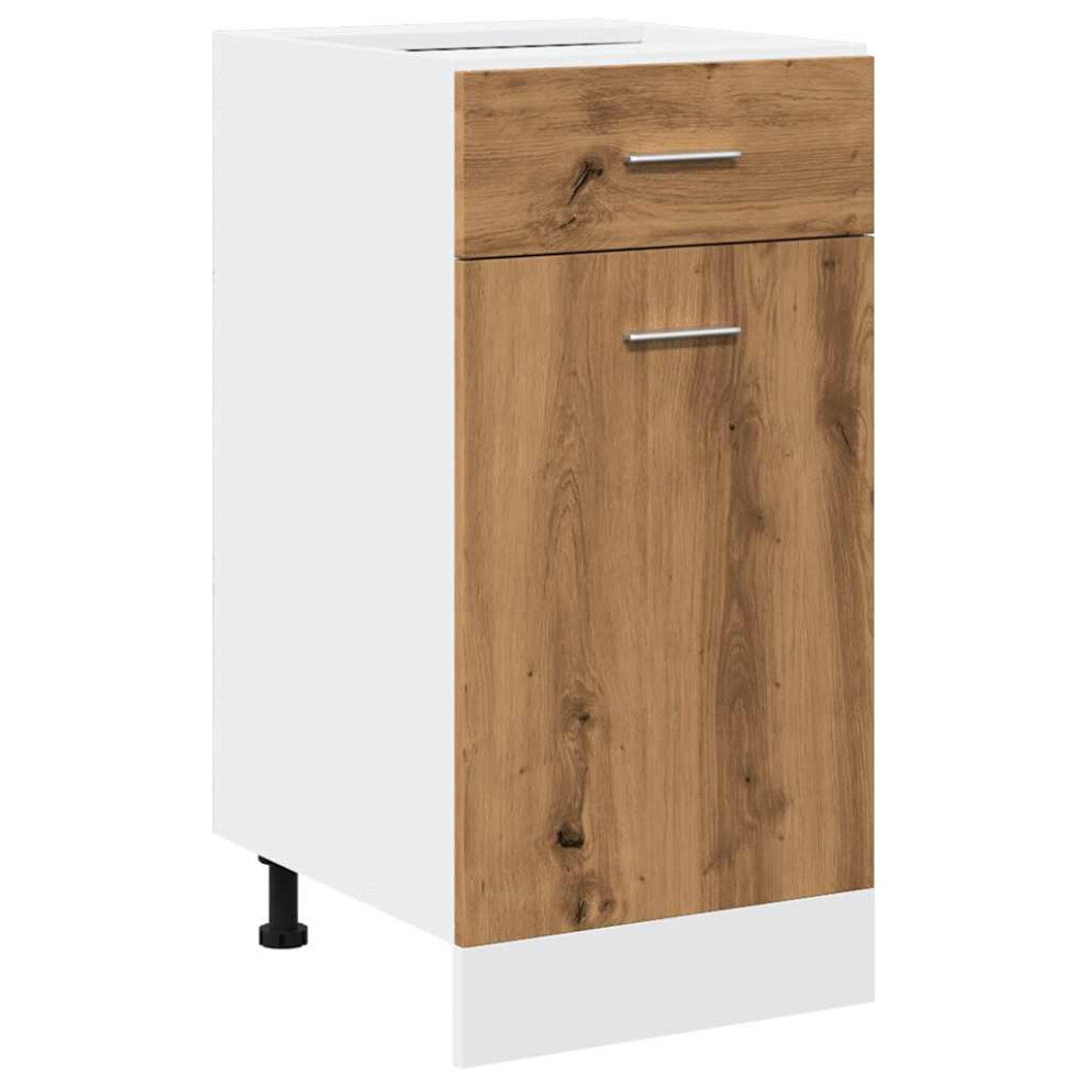 vidaXL Drawer Bottom Cabinet Kitchen Cabinet Unit Artisan Oak Engineered Wood