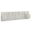 VidaXL vidaXL Bed Headboard with Cabinets Concrete Grey Engineered Wood Bed Header 1