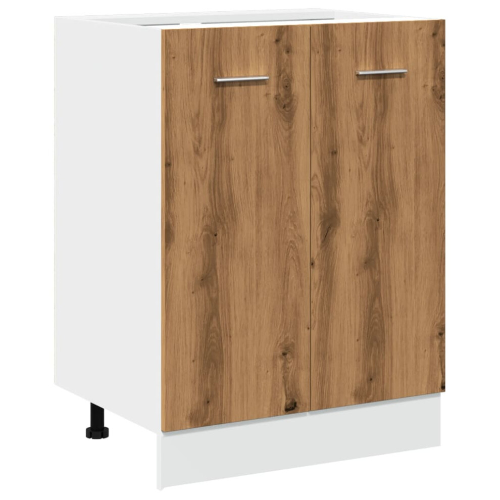 Vidaxl Bottom Cabinet Storage Cupboard Cabinet Artisan Oak Engineered Wood