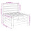 VidaXL vidaXL Garden Middle Sofa Outdoor Sectional Sofa Unit Black Solid Wood Pine 7