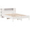 VidaXL (white, 150 x 200cm) vidaXL Bookcase Bed without Mattress Wax Solid Wood Pine 3