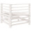 VidaXL vidaXL Garden Corner Sofas Outdoor Sectional Sofa 2 pcs White Solid Wood Pine 6