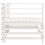 VidaXL vidaXL Garden Corner Sofas Outdoor Sectional Sofa 2 pcs White Solid Wood Pine 5