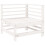 VidaXL vidaXL Garden Corner Sofas Outdoor Sectional Sofa 2 pcs White Solid Wood Pine 3