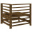 VidaXL vidaXL Garden Corner Sofa Outdoor Sofas 2 pcs Honey Brown Solid Wood Pine 6