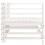 VidaXL vidaXL Garden Corner Sofa Outdoor Sectional Sofa Couch White Solid Wood Pine 5