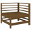 VidaXL vidaXL Garden Corner Sofa Outdoor Sofas 2 pcs Honey Brown Solid Wood Pine 3
