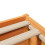 VidaXL (wax brown, 150 x 200 cm) vidaXL Bed Frame without Mattress Bed Base Solid Wood Pine 9