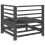 VidaXL vidaXL Garden Corner Sofas Outdoor Sectional Sofa 2 pcs Grey Solid Wood Pine 6