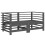 VidaXL vidaXL Garden Corner Sofas Outdoor Sectional Sofa 2 pcs Grey Solid Wood Pine 2