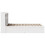 VidaXL (white, 135 x 190 cm) vidaXL Bed Frame without Mattress Solid Wood Pine 6