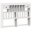 VidaXL (white, 140 x 190 cm) vidaXL Bed Frame without Mattress Solid Wood Pine 8