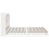 VidaXL (white, 180 x 200 cm) vidaXL Bookcase Bed without Mattress Bed Solid Wood Pine 5