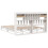 VidaXL (white, 180 x 200 cm) vidaXL Bookcase Bed without Mattress Bed Solid Wood Pine 6