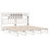 VidaXL (white, 180 x 200 cm) vidaXL Bookcase Bed without Mattress Bed Solid Wood Pine 3