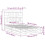 VidaXL (white, 135 x 190 cm) vidaXL Bookcase Bed without Mattress Bed Solid Wood Pine 4