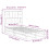 VidaXL (white, 90 x 190 cm) vidaXL Bookcase Bed without Mattress Bed Solid Wood Pine 4