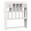 VidaXL (white, 90 x 190 cm) vidaXL Bookcase Bed without Mattress Bed Solid Wood Pine 6
