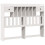 VidaXL (white, 150 x 200 cm) vidaXL Bookcase Bed without Mattress Bed Solid Wood Pine 6