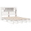 VidaXL (white, 150 x 200 cm) vidaXL Bookcase Bed without Mattress Bed Solid Wood Pine 3
