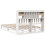 VidaXL (white, 150 x 200 cm) vidaXL Bookcase Bed without Mattress Bed Solid Wood Pine 8