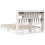 VidaXL (white, 140 x 190 cm) vidaXL Bookcase Bed without Mattress Bed Solid Wood Pine 8
