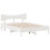VidaXL (white, 120 x 190 cm) vidaXL Bed Frame without Mattress Bed Solid Wood Pine 2