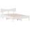 VidaXL (white, 150 x 200 cm) vidaXL Bed Frame without Mattress Bed Solid Wood Pine 3