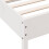 VidaXL (white, 150 x 200 cm) vidaXL Bed Frame without Mattress Bed Solid Wood Pine 9