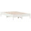 VidaXL (white, 150 x 200 cm) vidaXL Bed Frame without Mattress Bed Solid Wood Pine 5